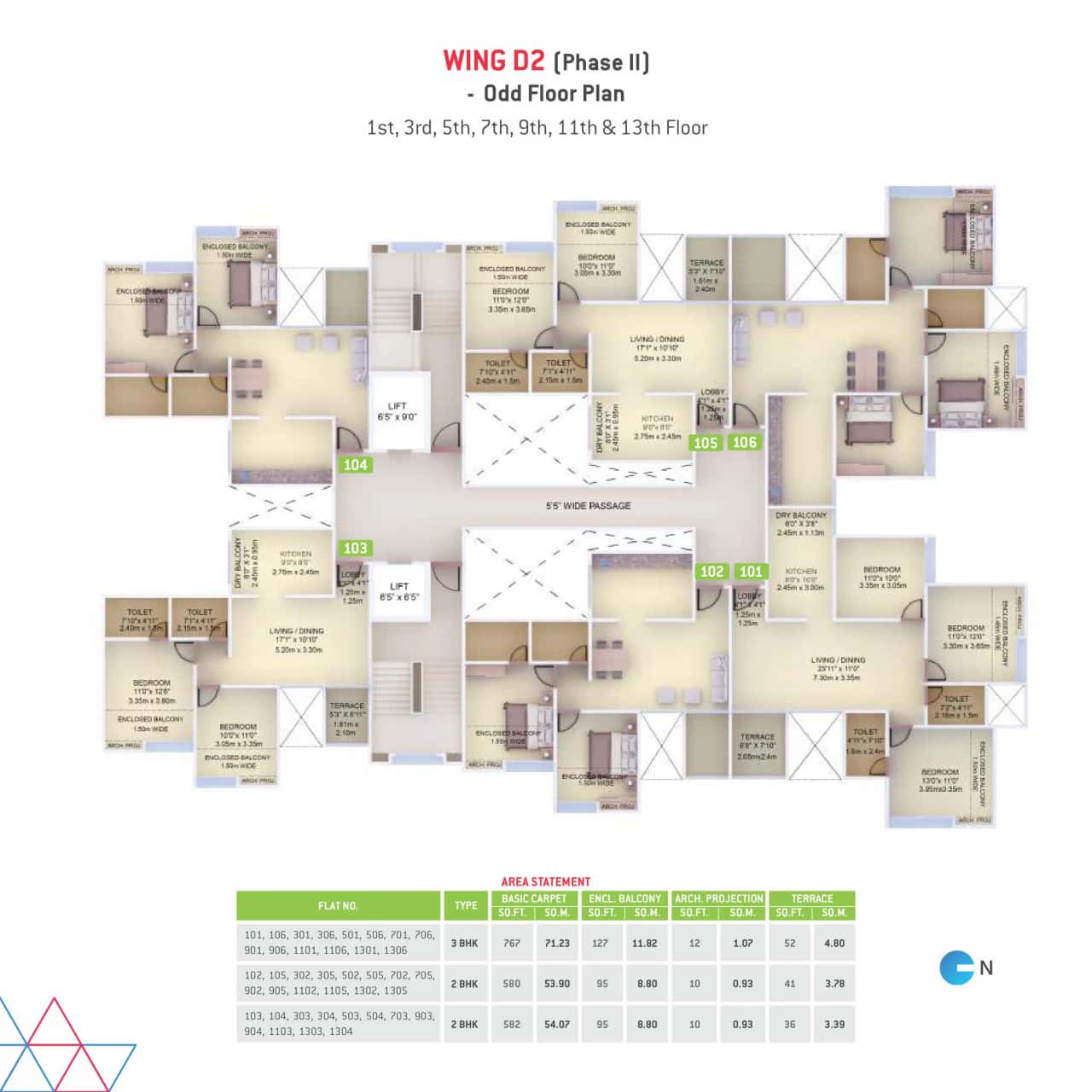 VTP Purvanchal Floor plan 4
