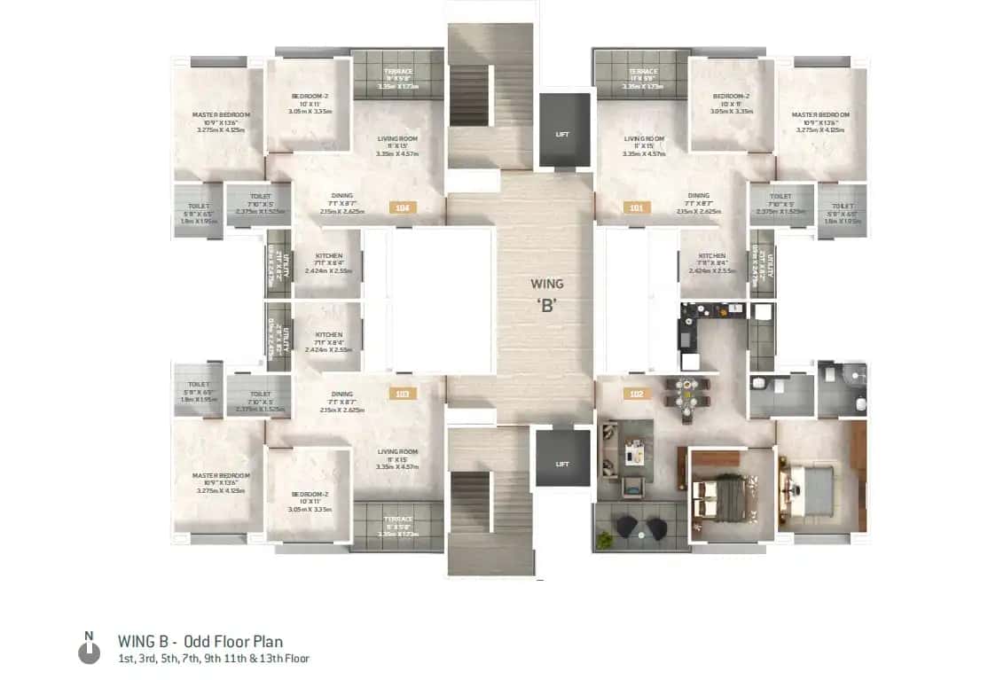 VTP Solitaire Floor plan 4