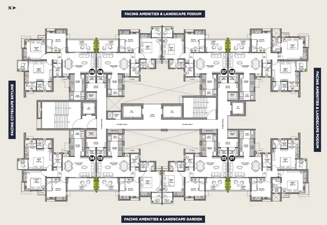 VJ Yashwin Supernova Floor plan 1