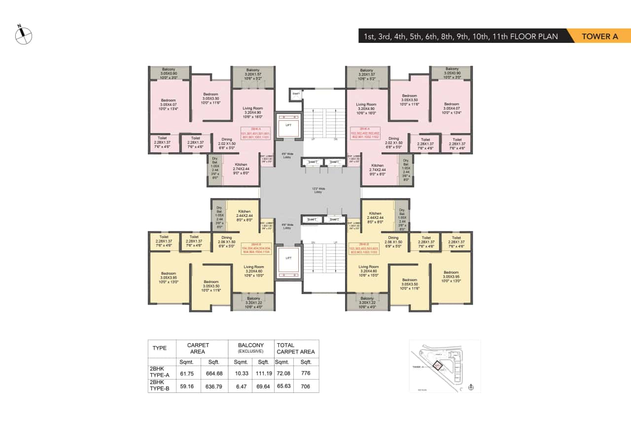 Kohinoor Shangrila Floor plan 1