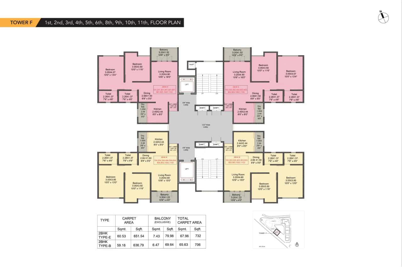 Kohinoor Shangrila Floor plan 3