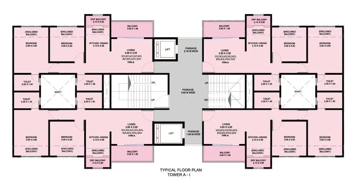Kohinoor Sapphire 2 Floor Plan