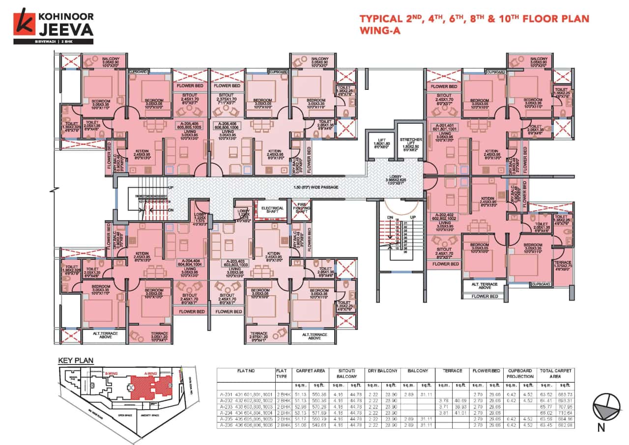 Kohinoor Jeeva Floor Plan