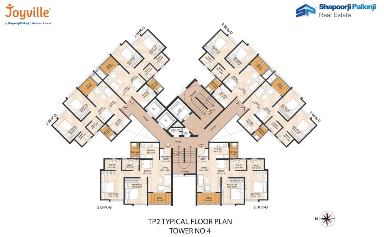 Joyville Hadapsar Floor plan 4