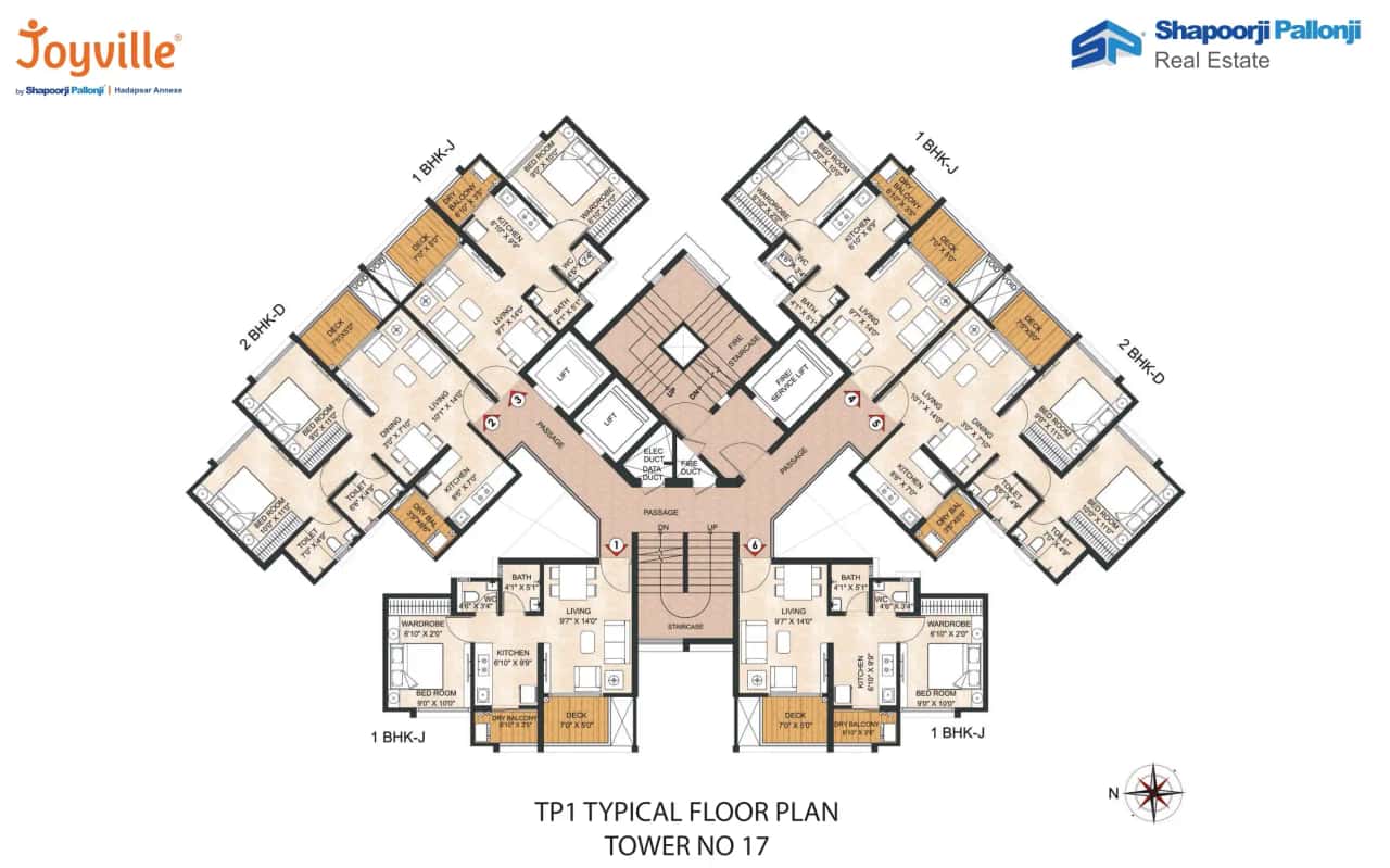 Joyville Hadapsar Floor plan 6