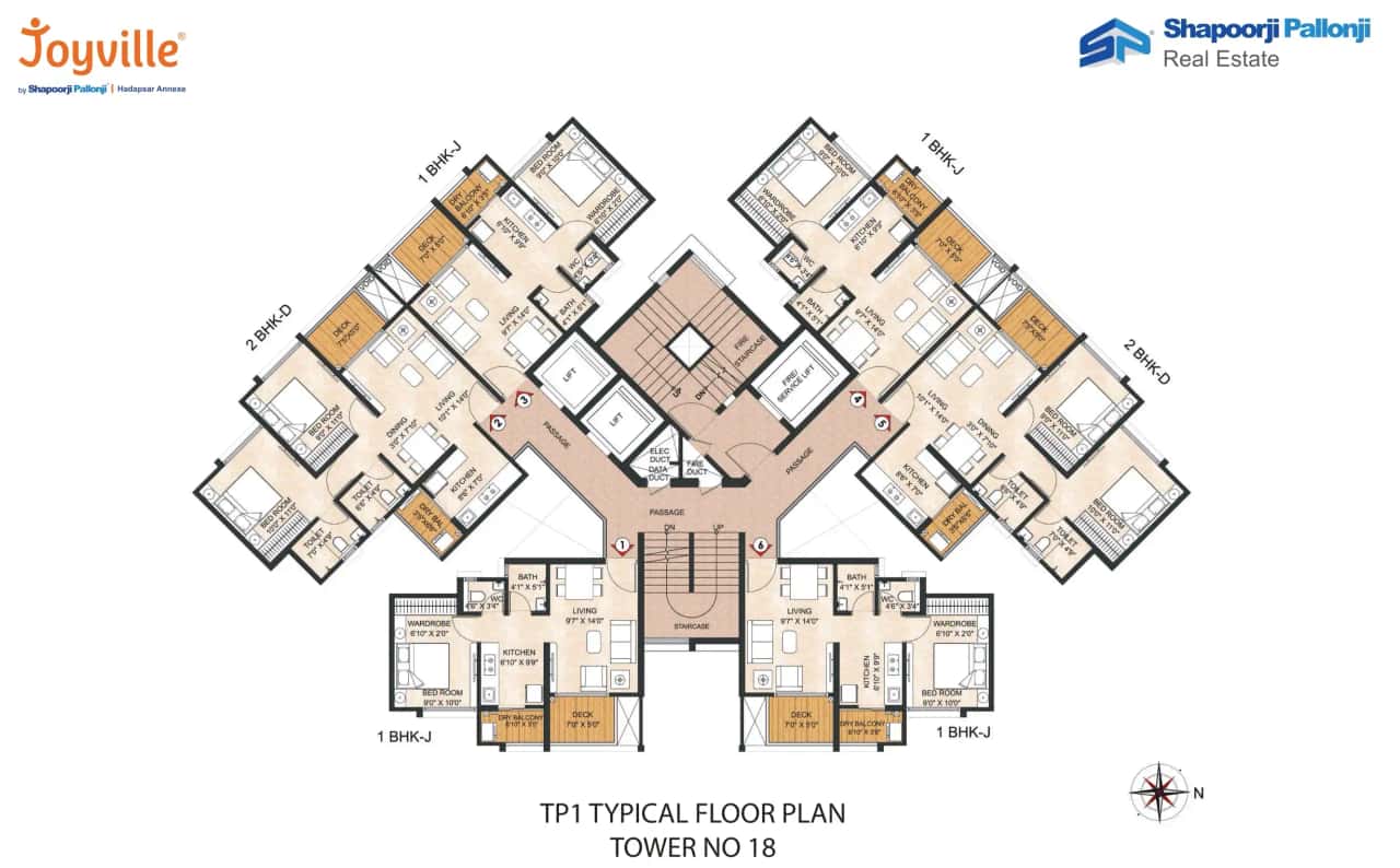 Joyville Hadapsar Floor plan 7