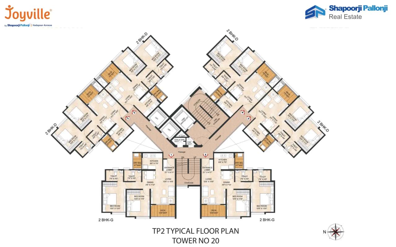 Joyville Hadapsar Floor plan 8