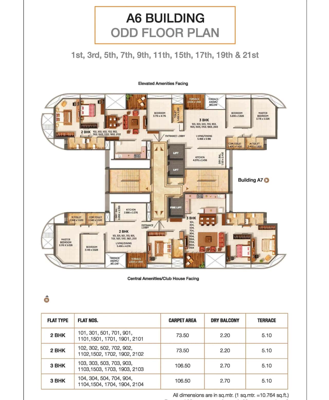 Kumar Prospera Floor plan 2