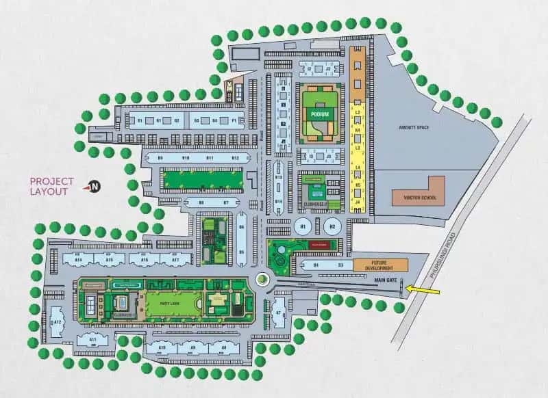 Kumar Park Infinia Master Plan