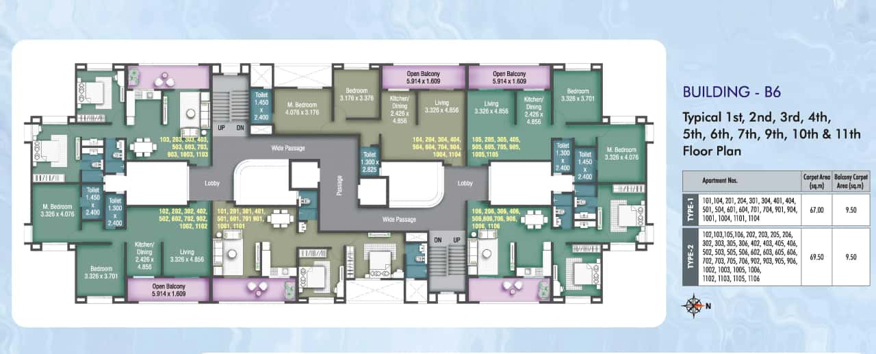 Kumar Primavera Floor Plan