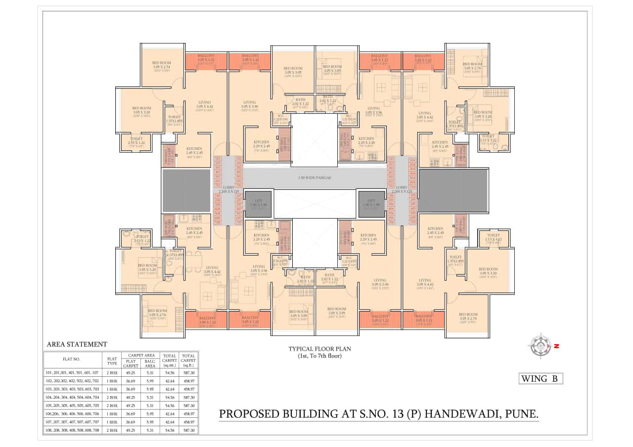 Ganga Vasant Floor plan 1