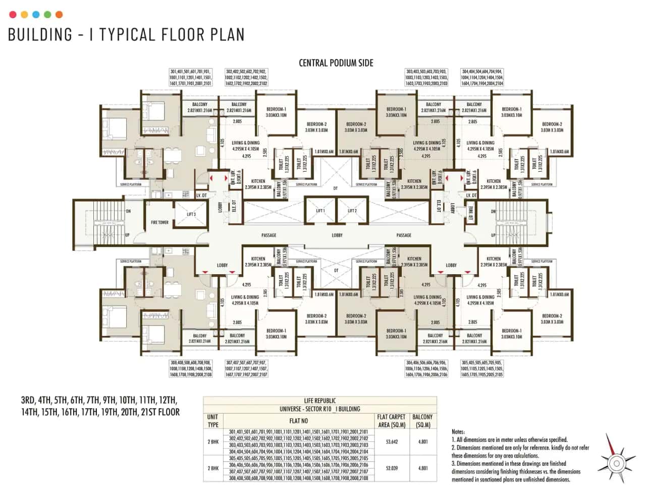 Kolte Patil Universe Floor plan 1