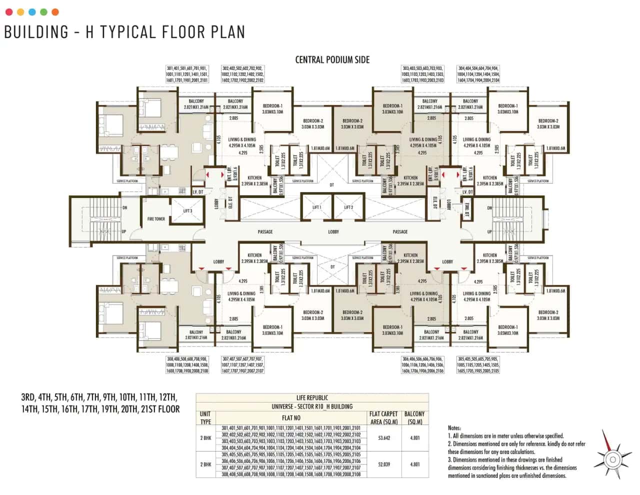 Kolte Patil Universe Floor plan 3