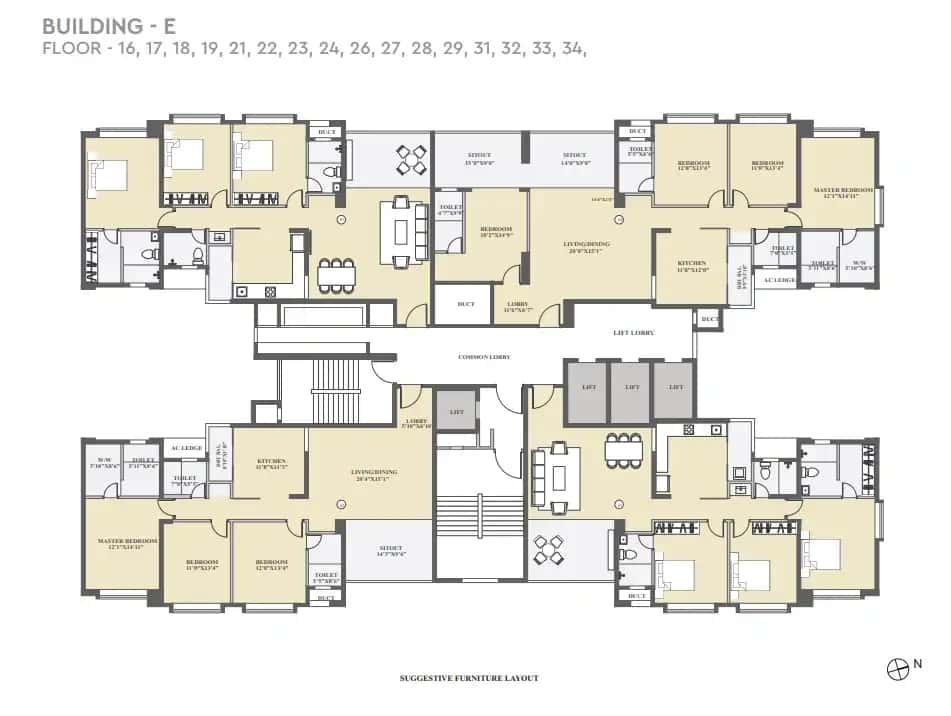 Kolte Patil 24k Sereno Floor plan 4