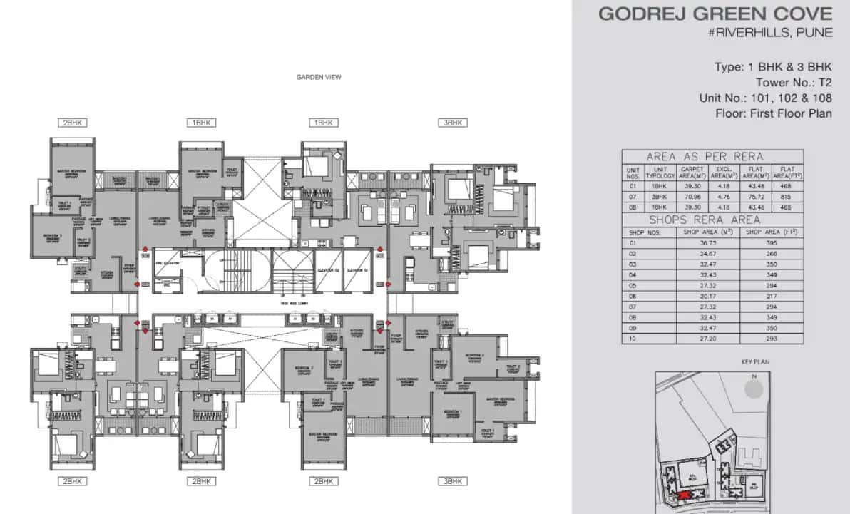 Godrej Green Cove Floor plan 2