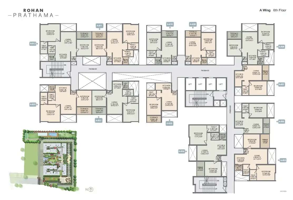 Rohan Prathama Floor plan 1