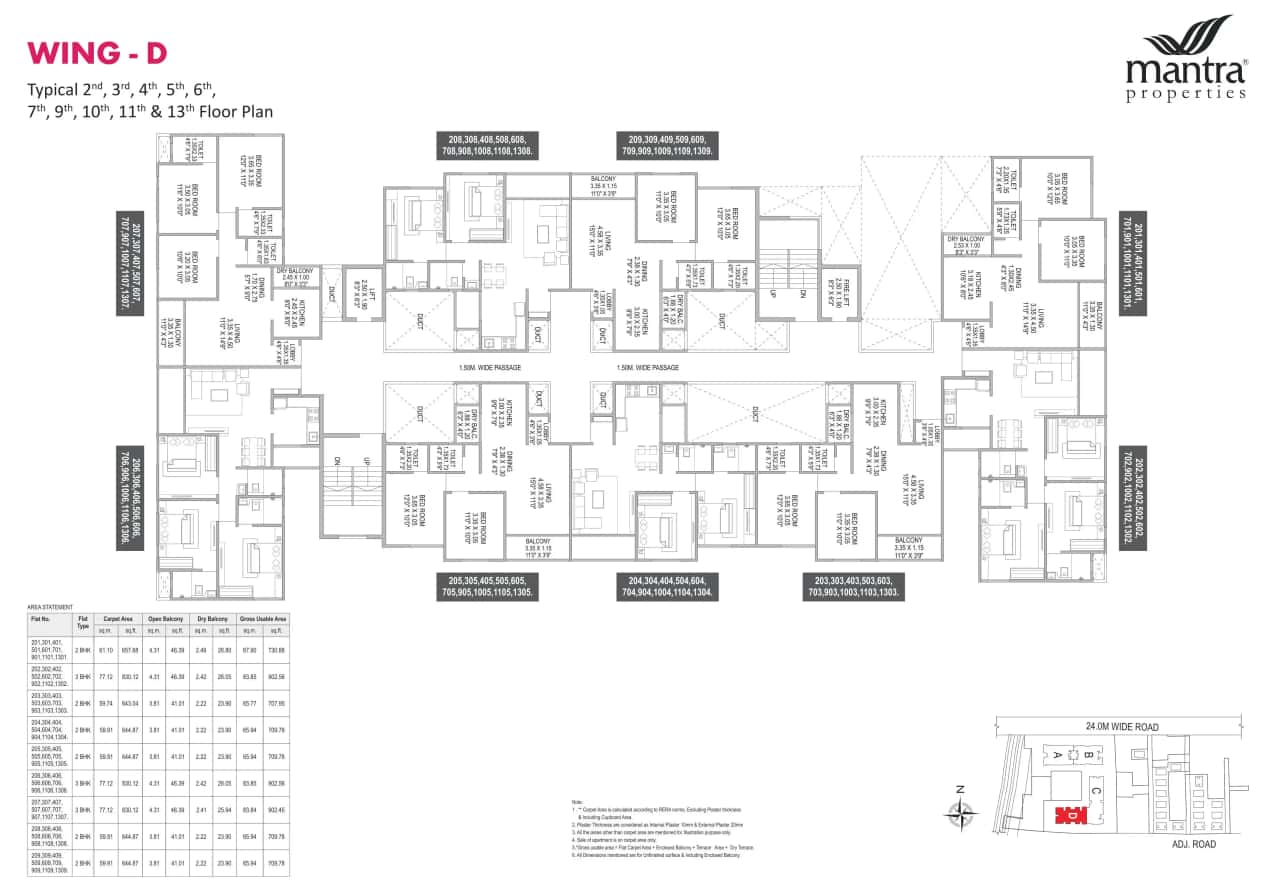 Mantra Essence Floor plan 2