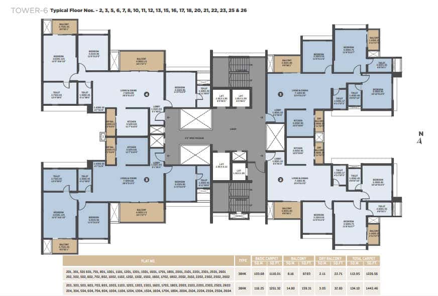 VTP Bellissimo Floor plan 6
