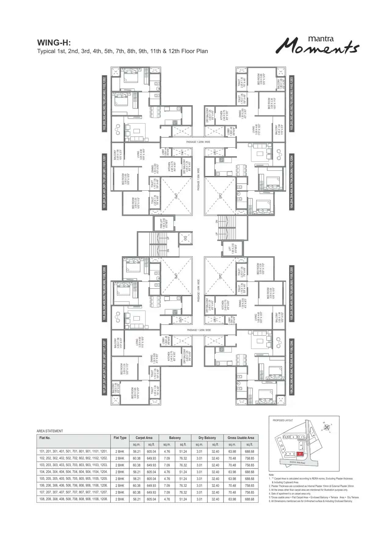Mantra Moments Floor Plan