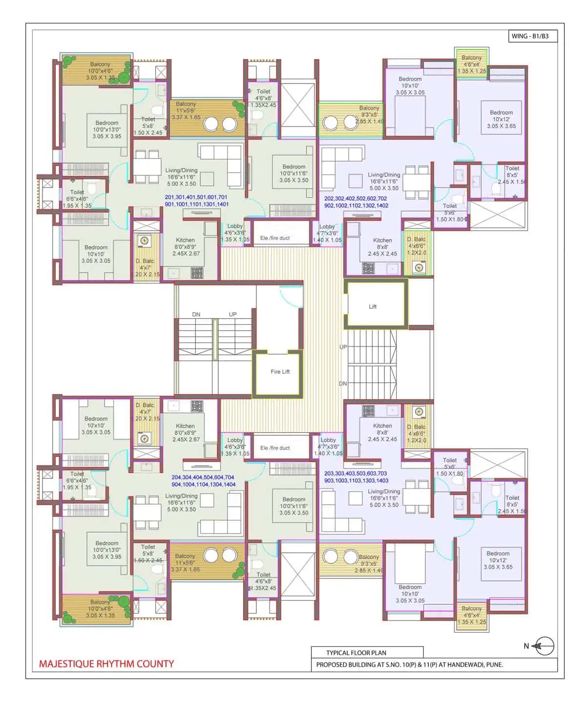 Majestique Rhythm County Floor plan 2