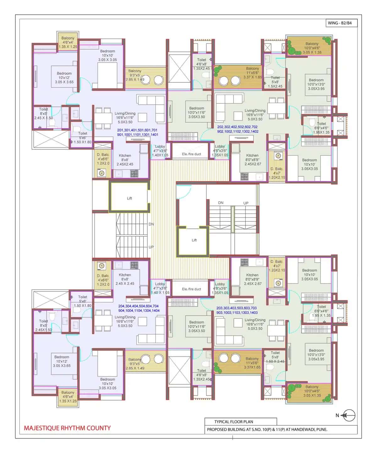 Majestique Rhythm County Floor plan 6