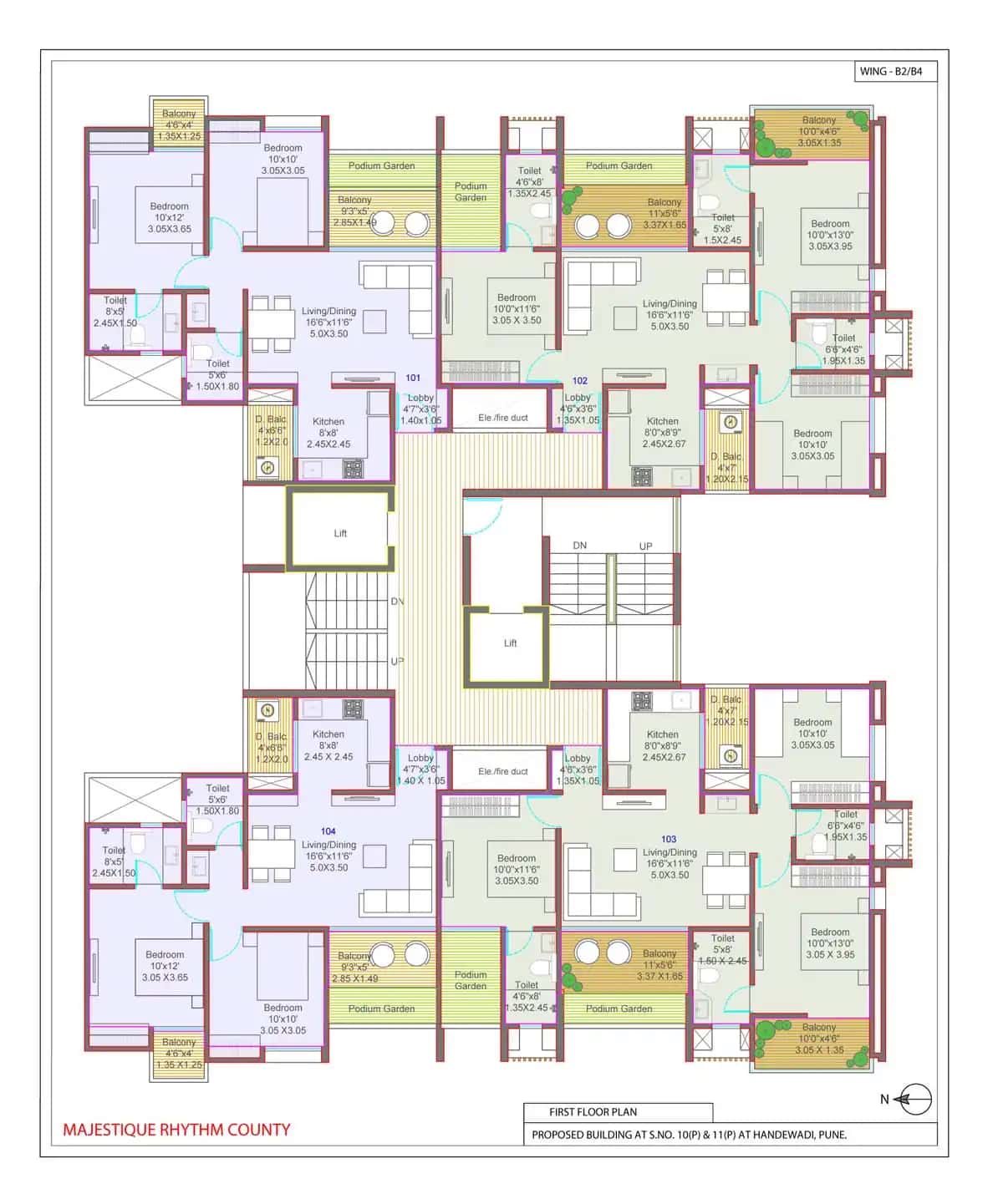 Majestique Rhythm County Floor plan 7