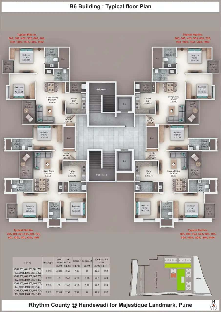 Majestique Rhythm County Floor plan 10