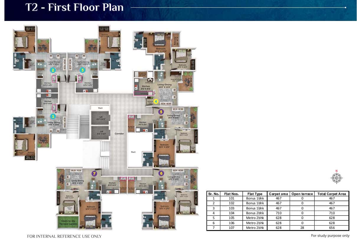 Saheel I trend Waterfront Floor plan 5