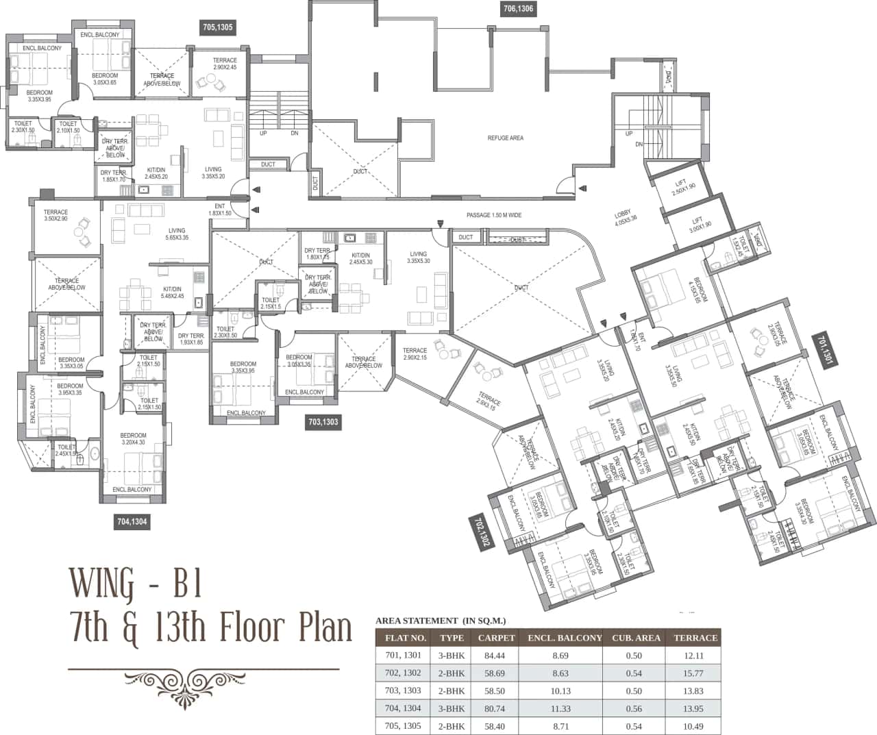 Paranjape Gloria Grand Floor plan 1