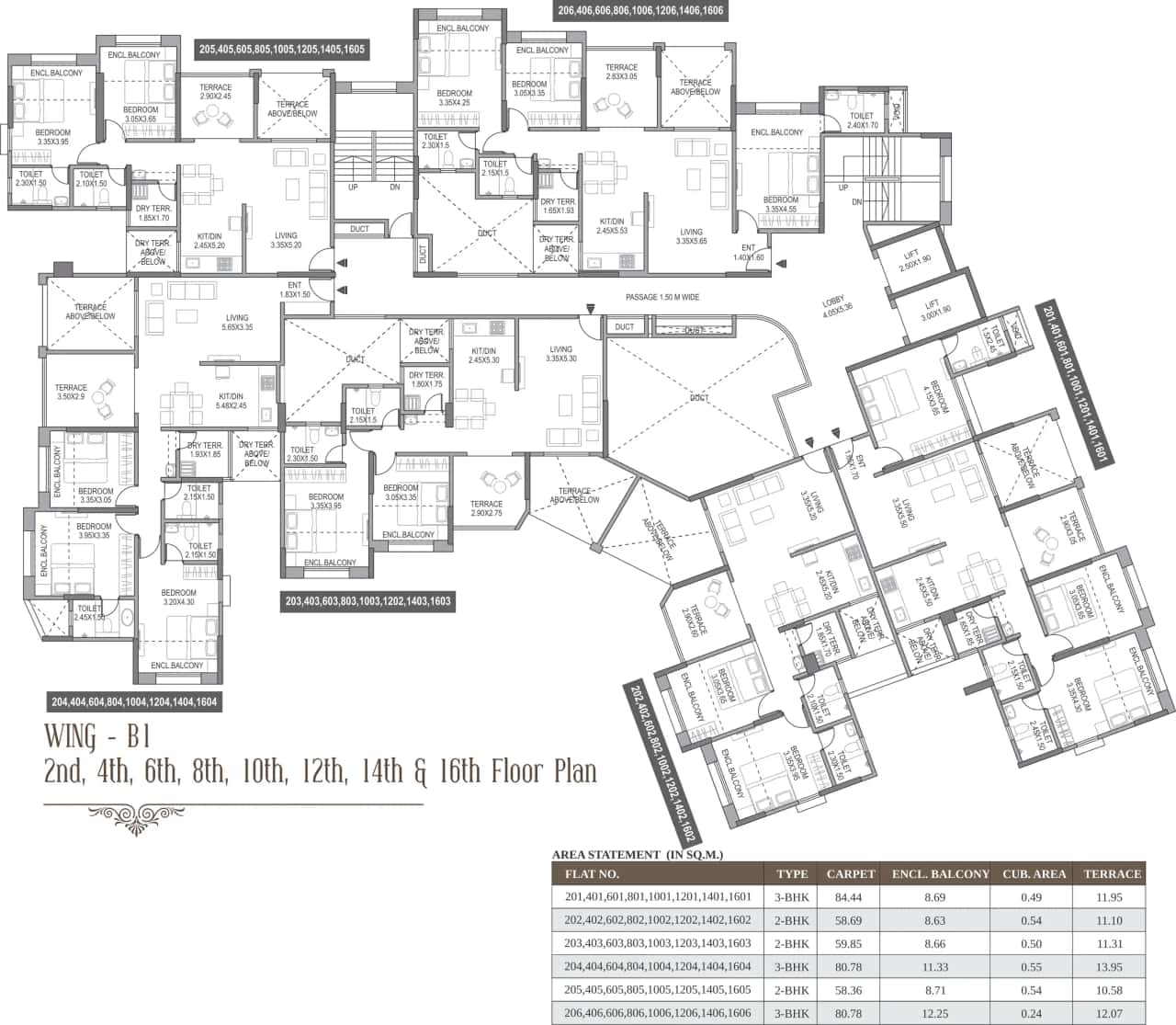 Paranjape Gloria Grand Floor plan 2