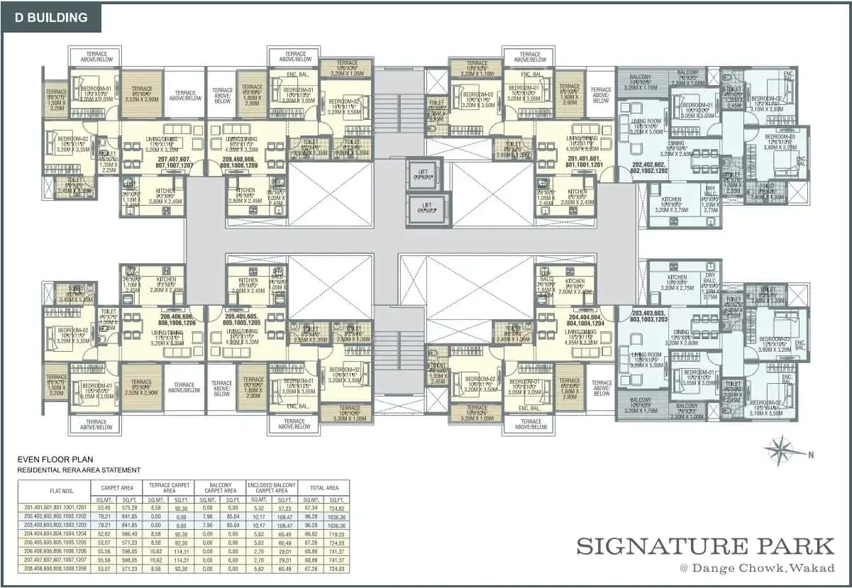 Sonigara Signature Park Floor plan 3