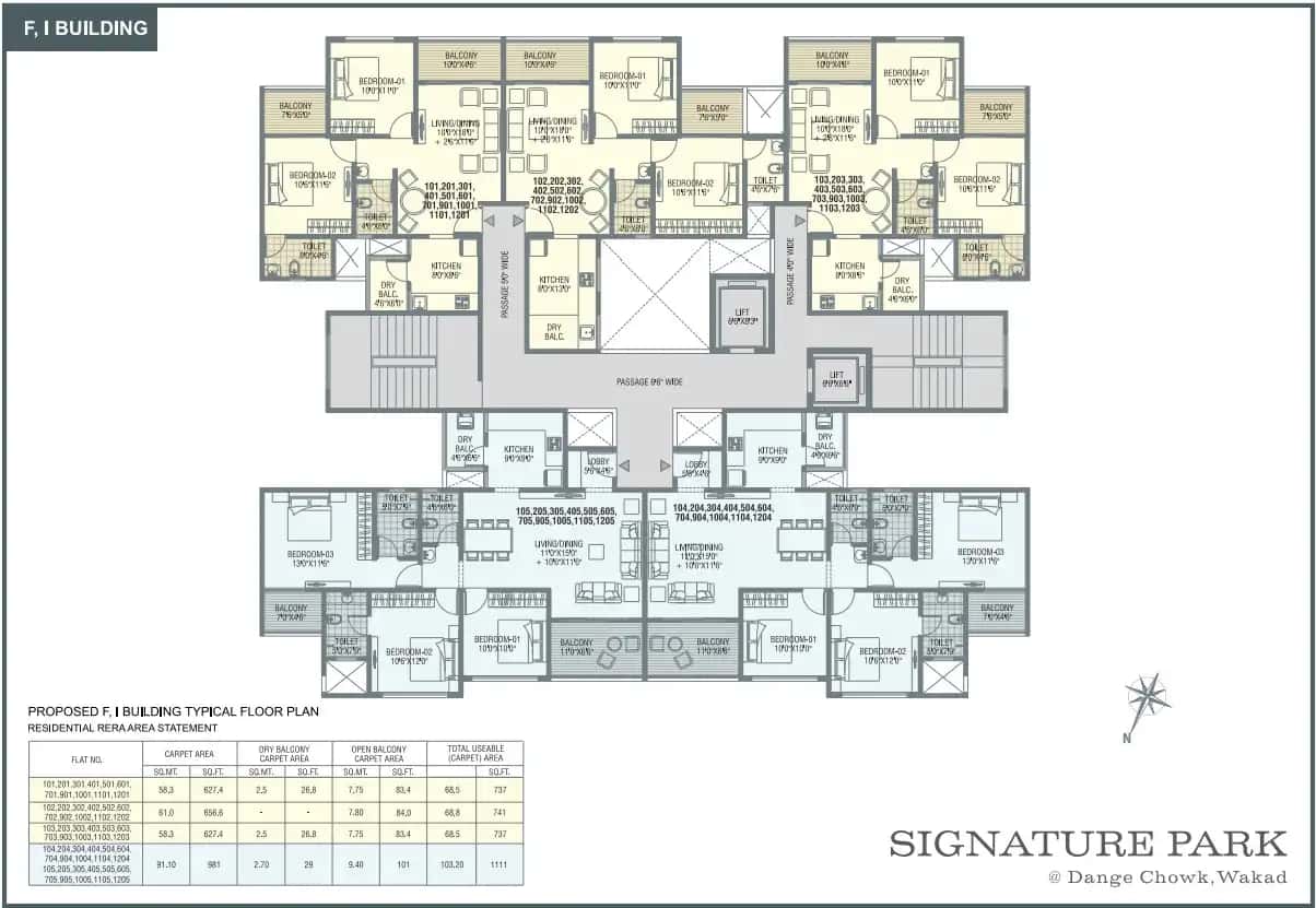 Sonigara Signature Park Floor plan 6