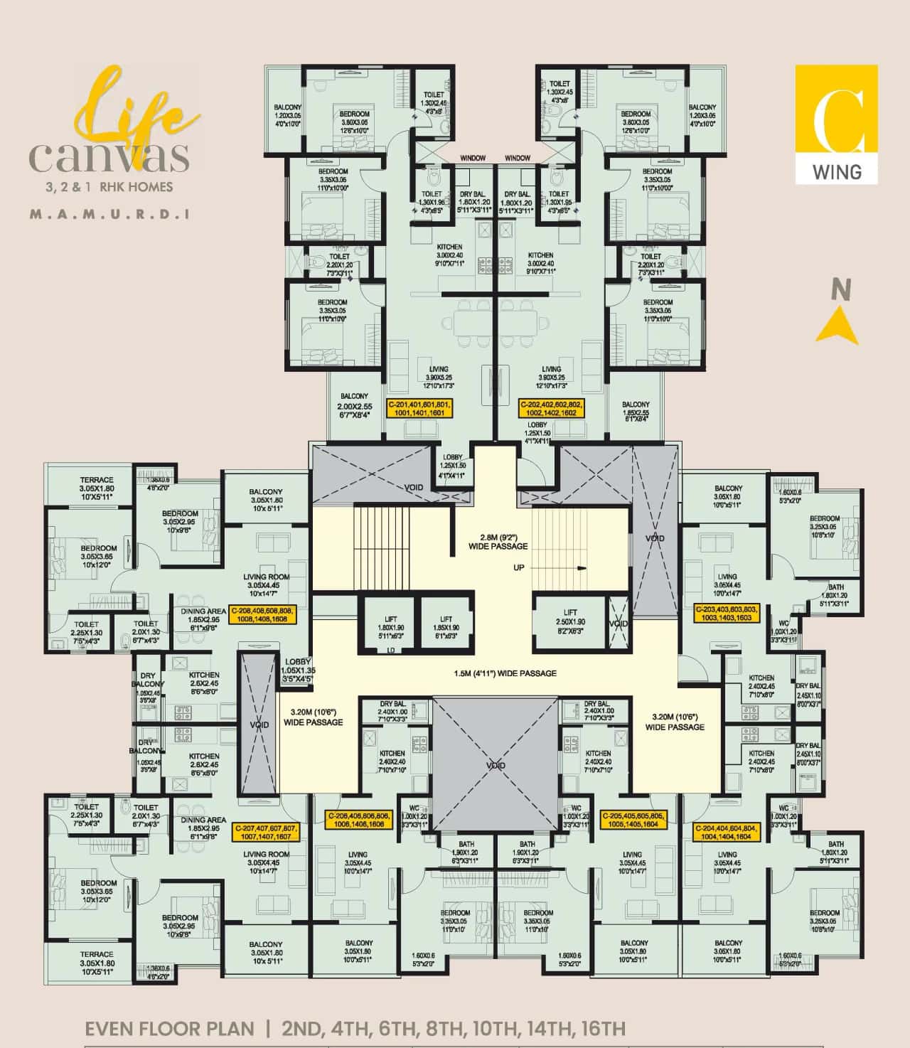Vighnaharta Life Canvas Floor plan 1