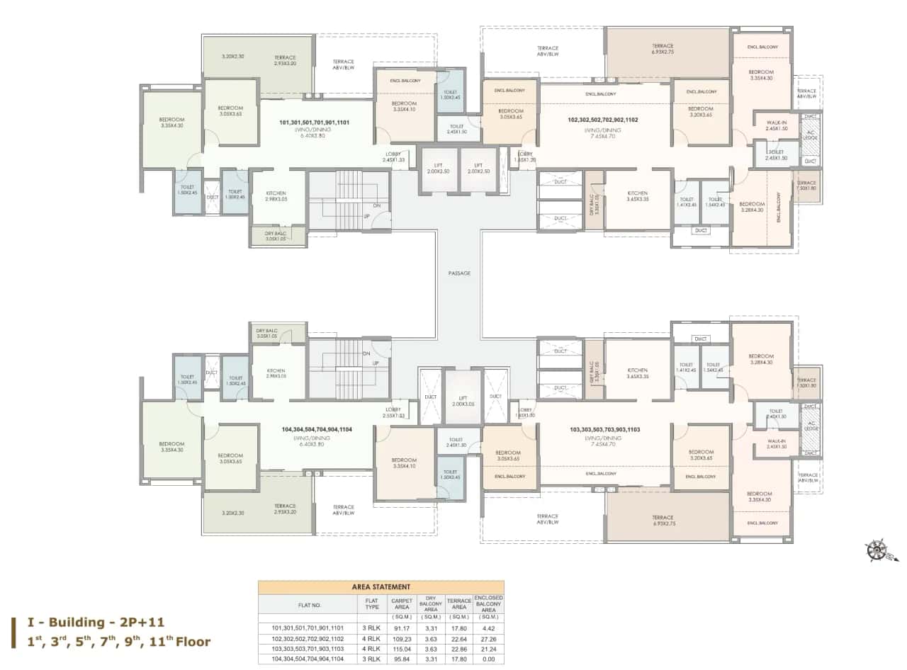 Kolte Patil 24k Stargaze Floor plan 8