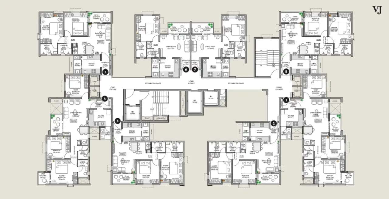 VJ YashOne Hinjewadi Floor plan 1