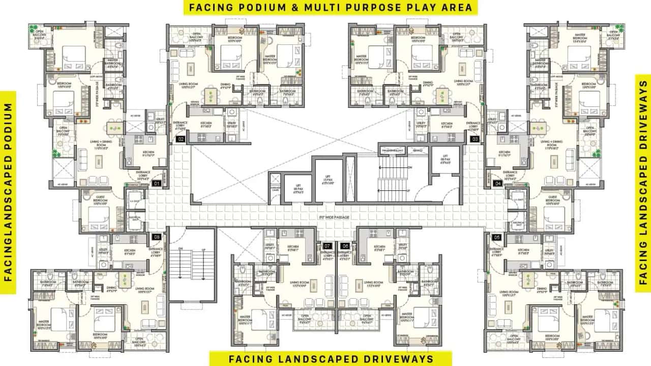 VJ YashOne Hinjewadi Floor plan 2