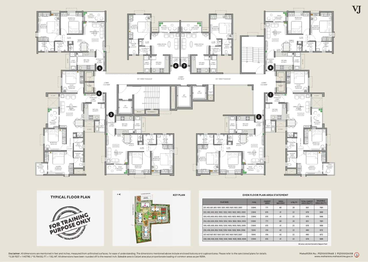 VJ YashOne Hinjewadi Floor plan 3