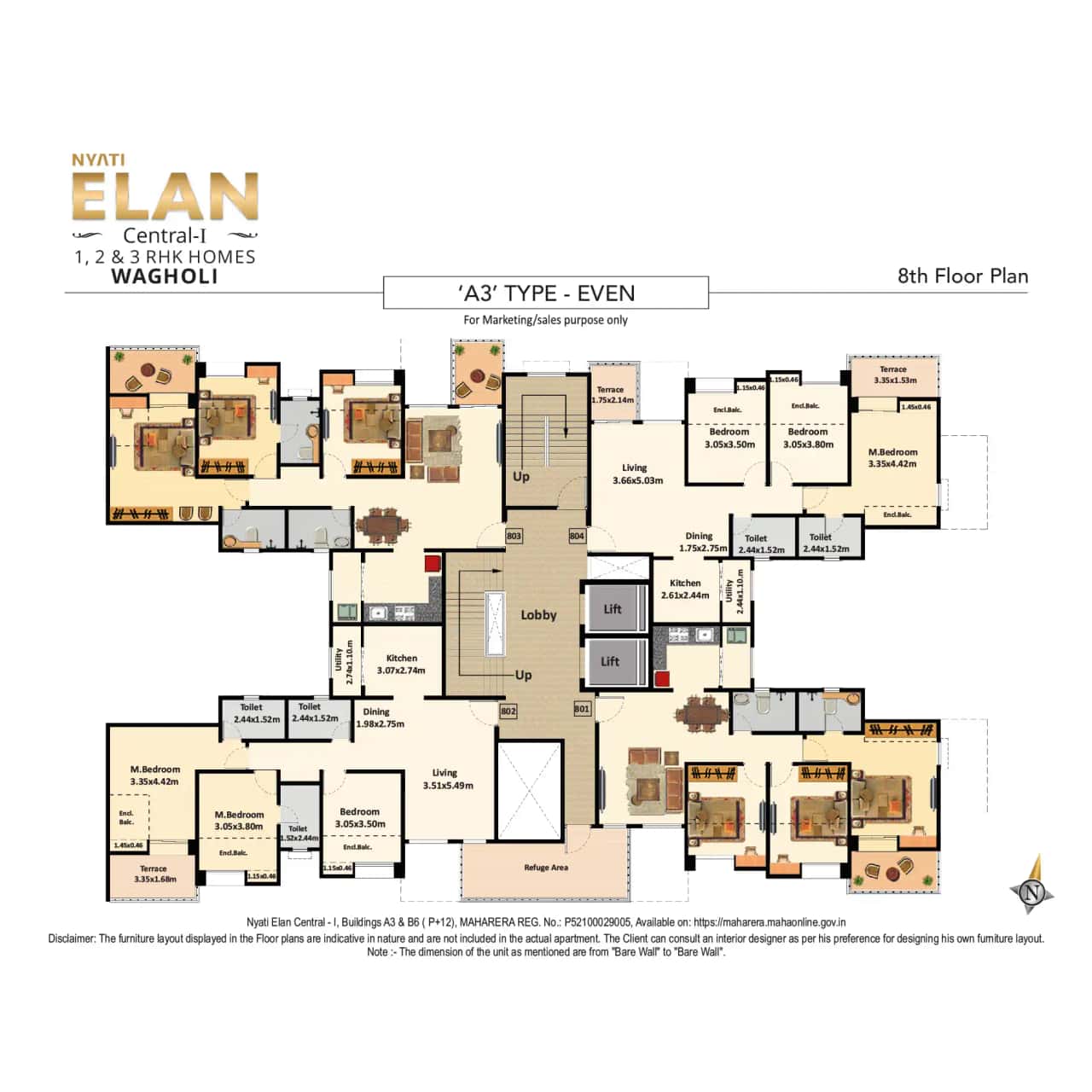 Nyati Elan Floor plan 1