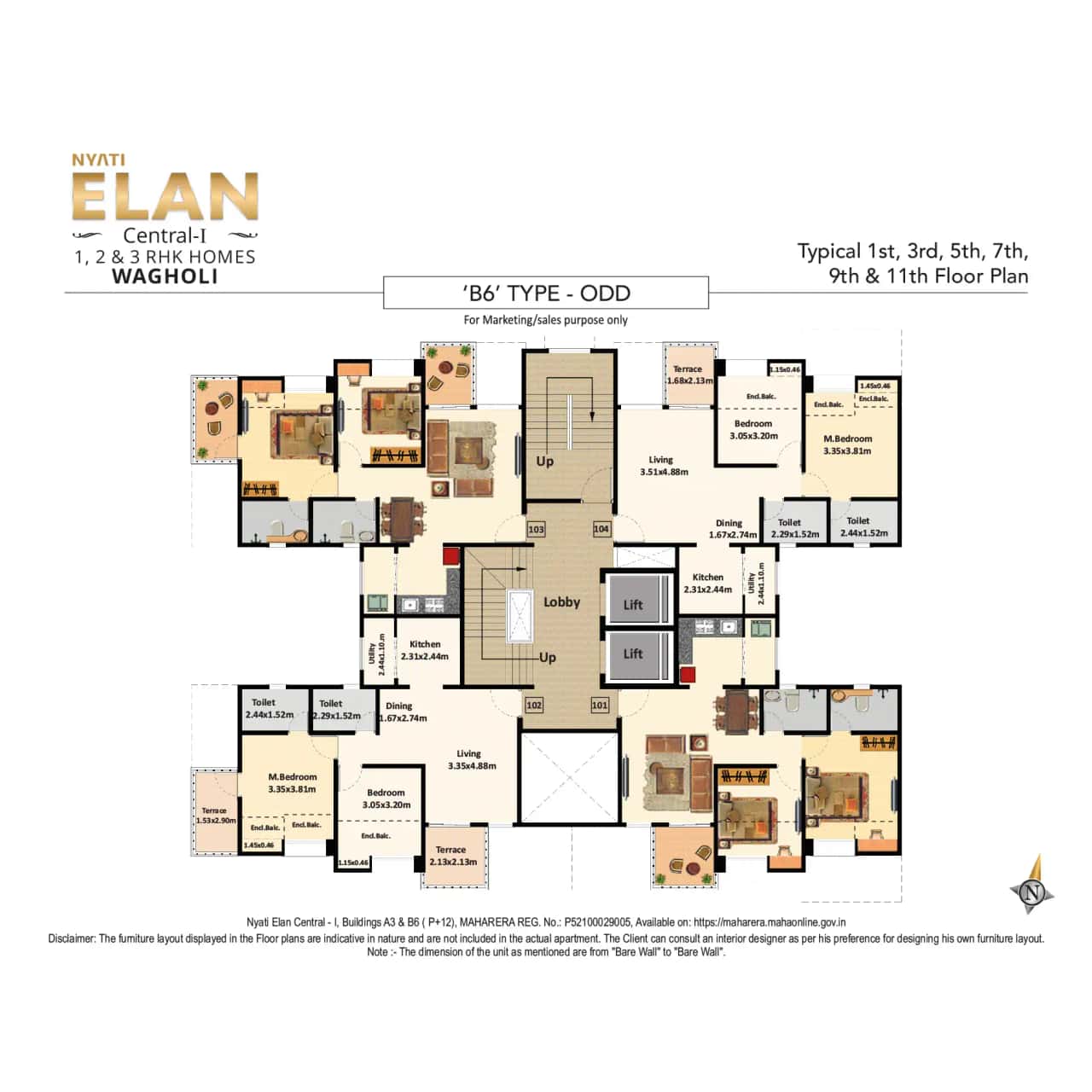 Nyati Elan Floor plan 5