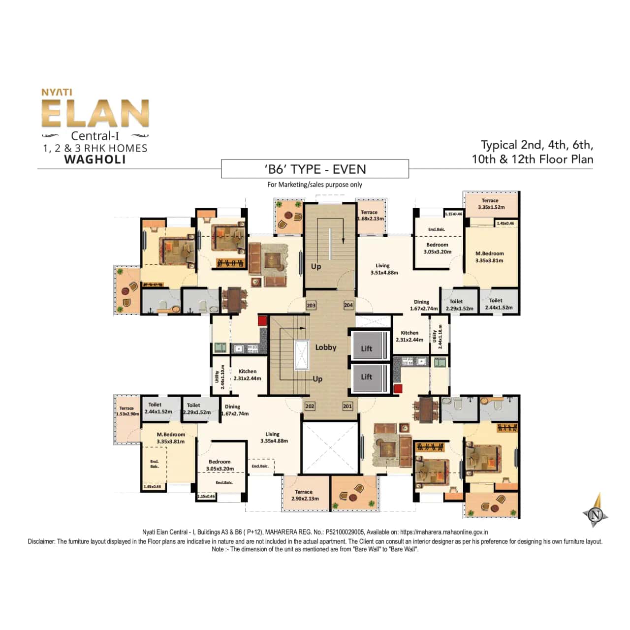 Nyati Elan Floor plan 7