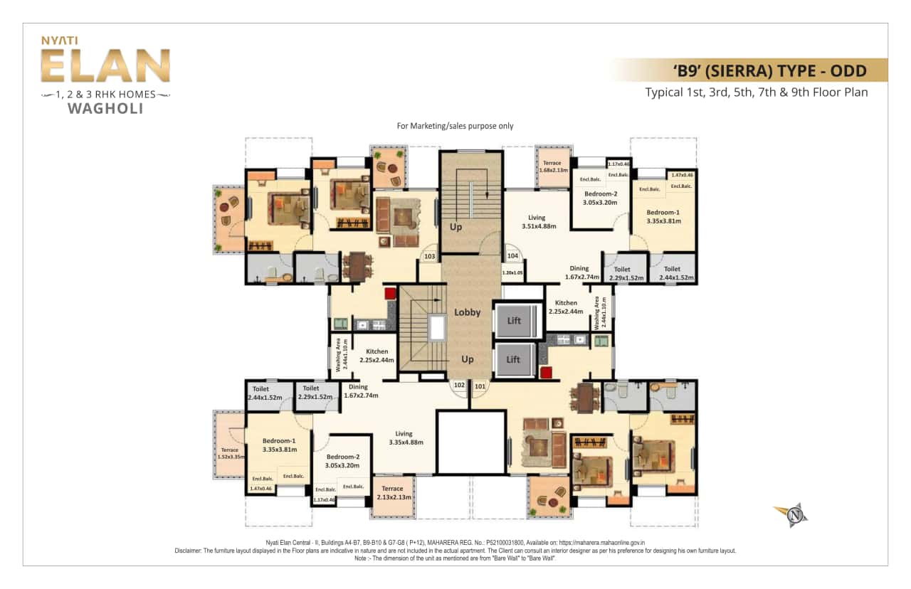 Nyati Elan Floor plan 11