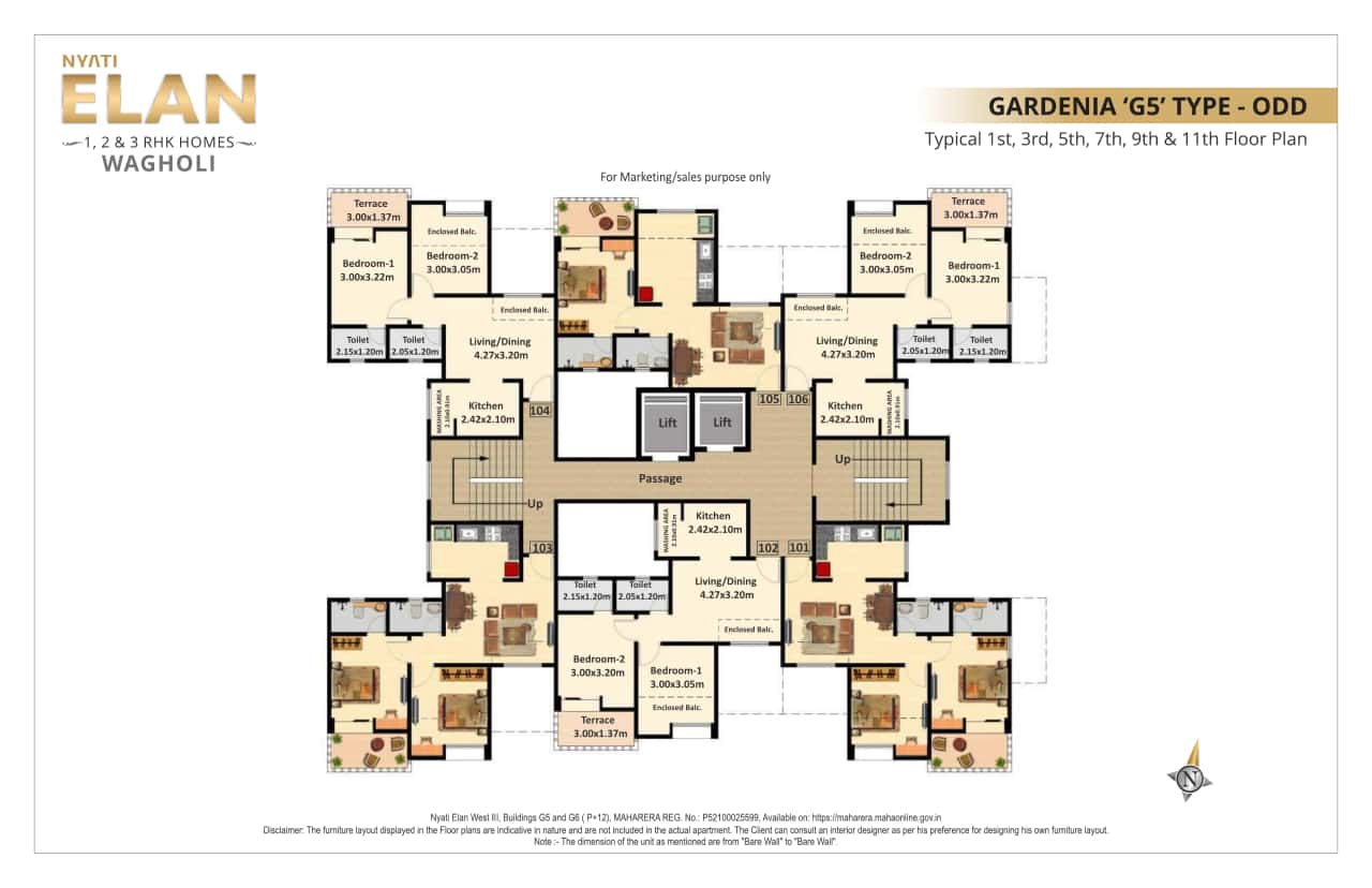 Nyati Elan Floor plan 13