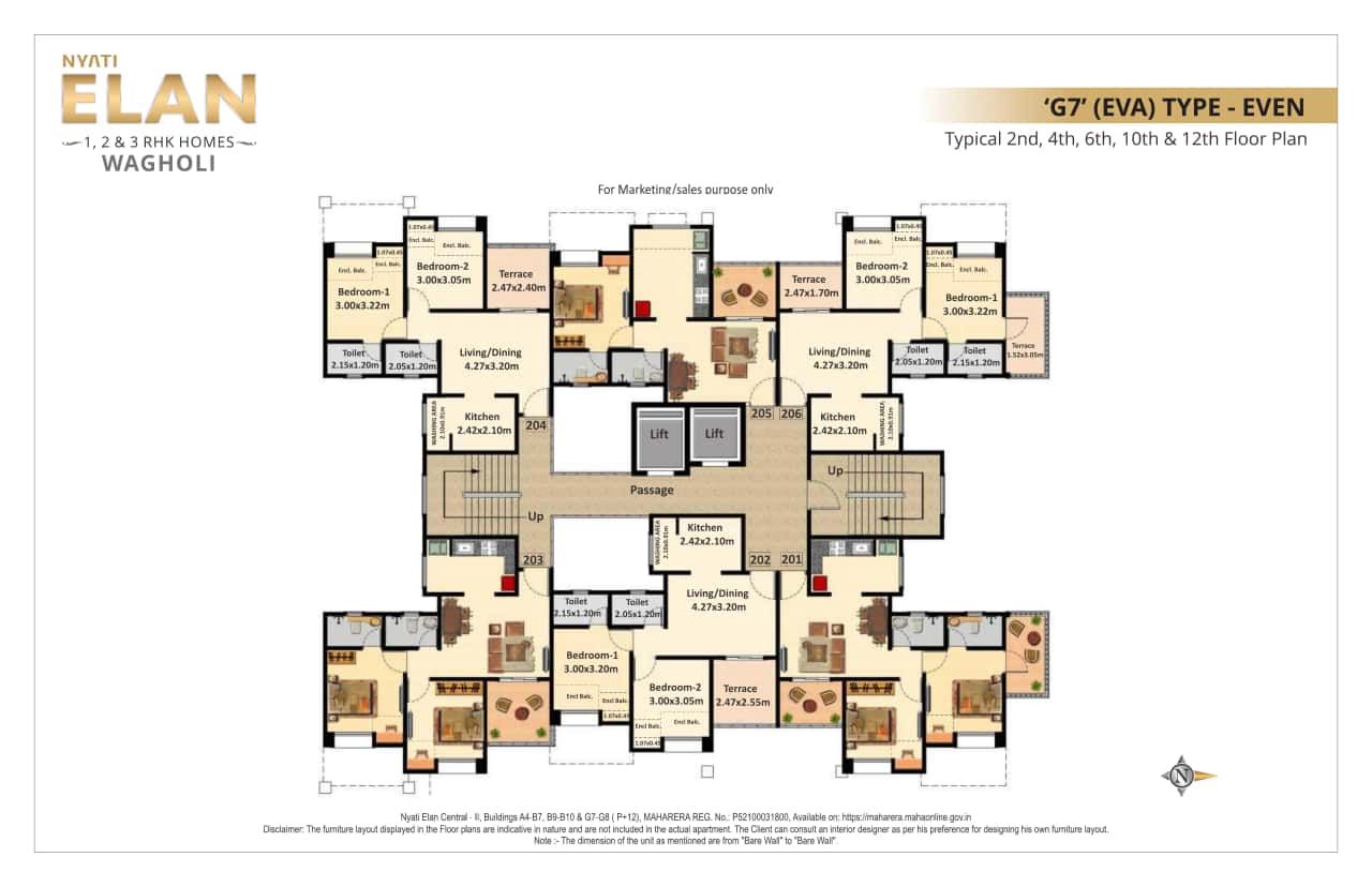 Nyati Elan Floor plan 16