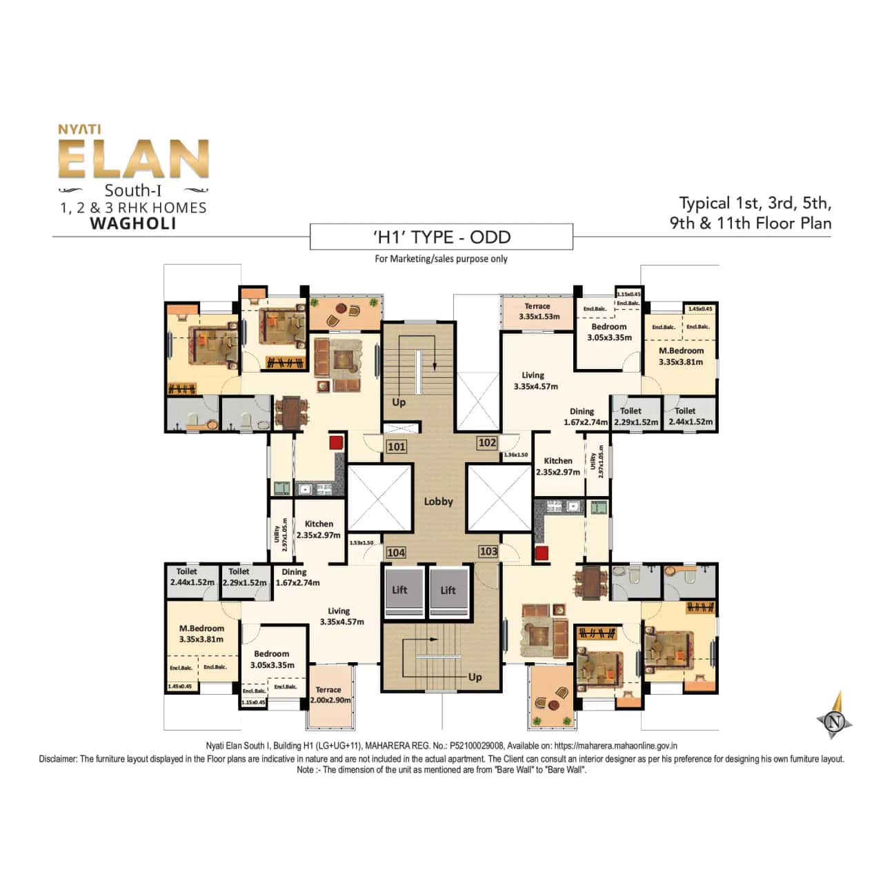 Nyati Elan Floor plan 21