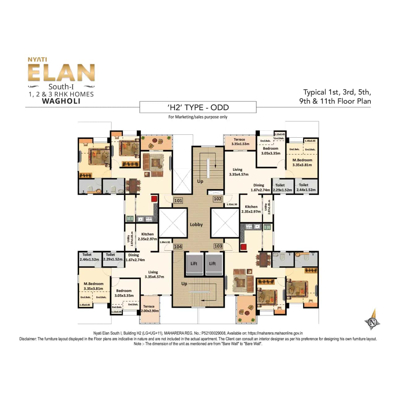 Nyati Elan Floor plan 24