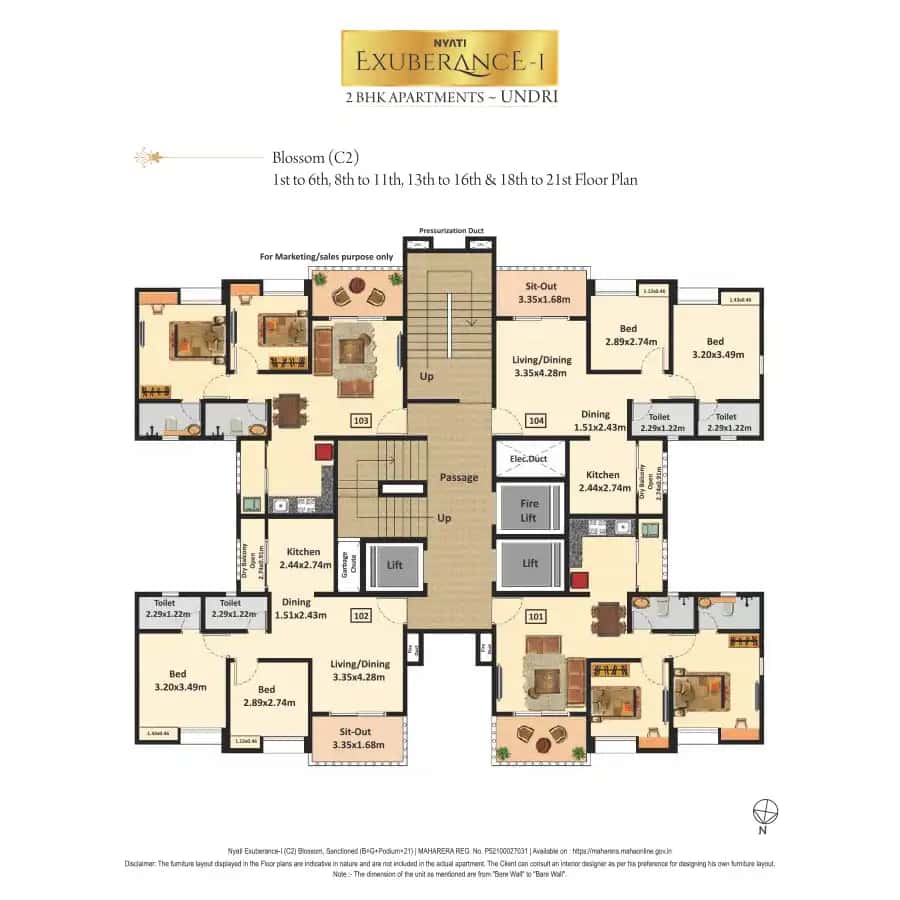 Nyati Exuberance Floor plan 1