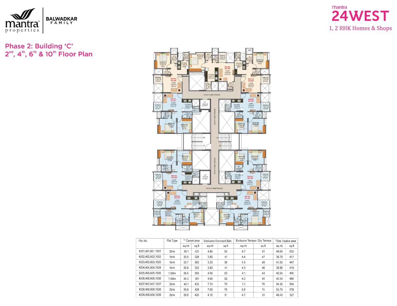 Mantra 24 West Floor plan 4