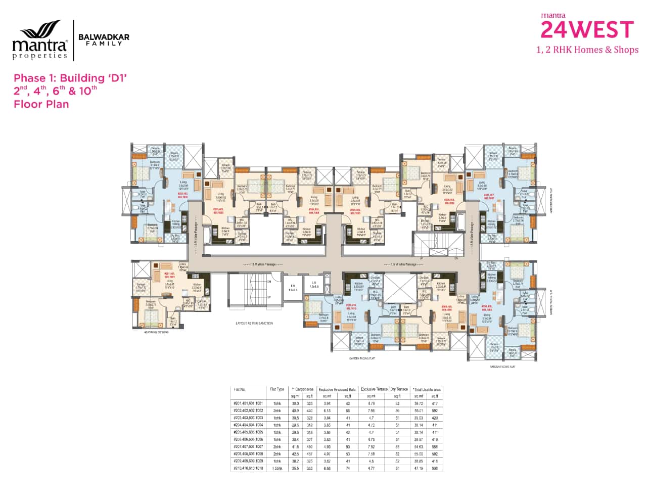 Mantra 24 West Floor plan 5