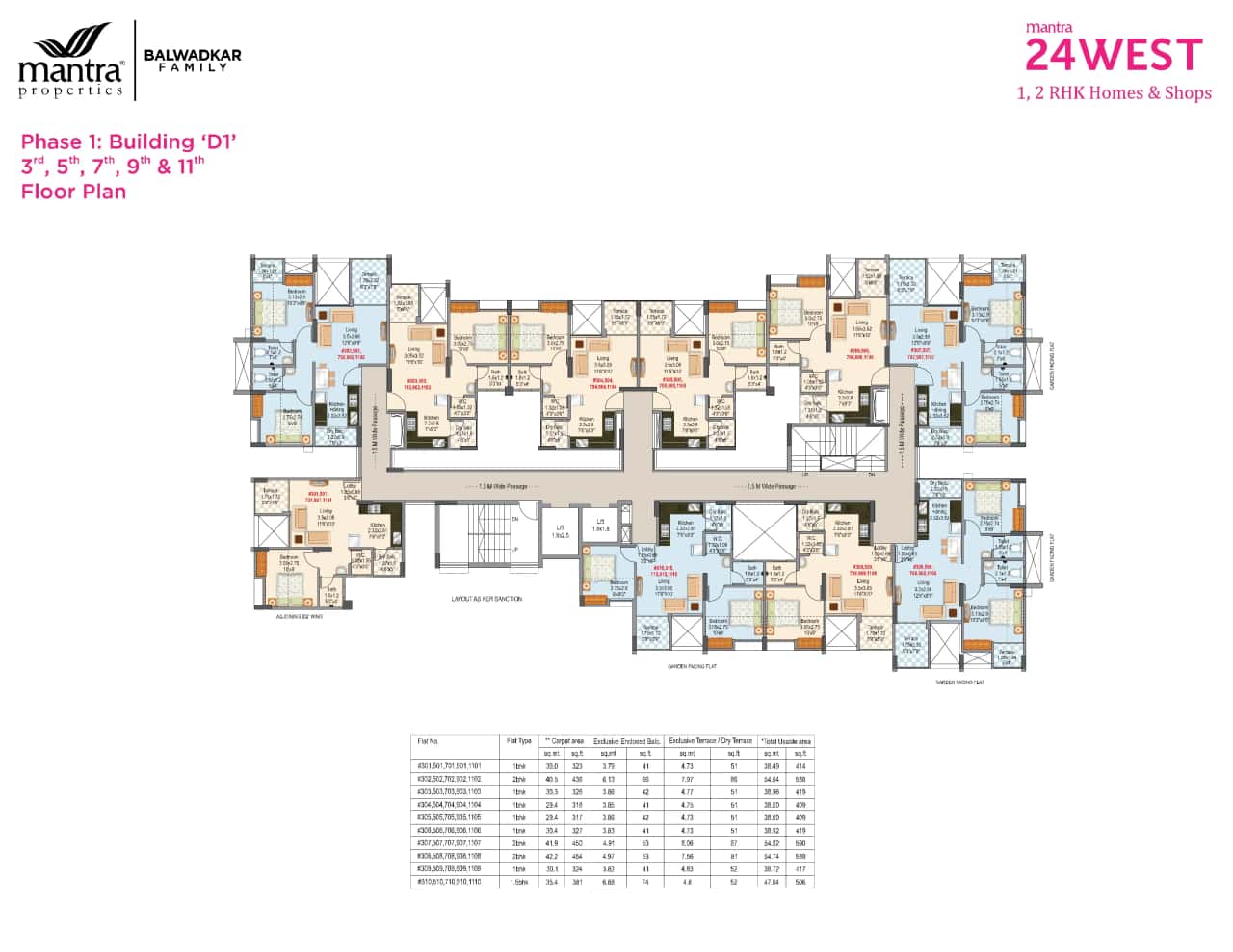 Mantra 24 West Floor plan 6