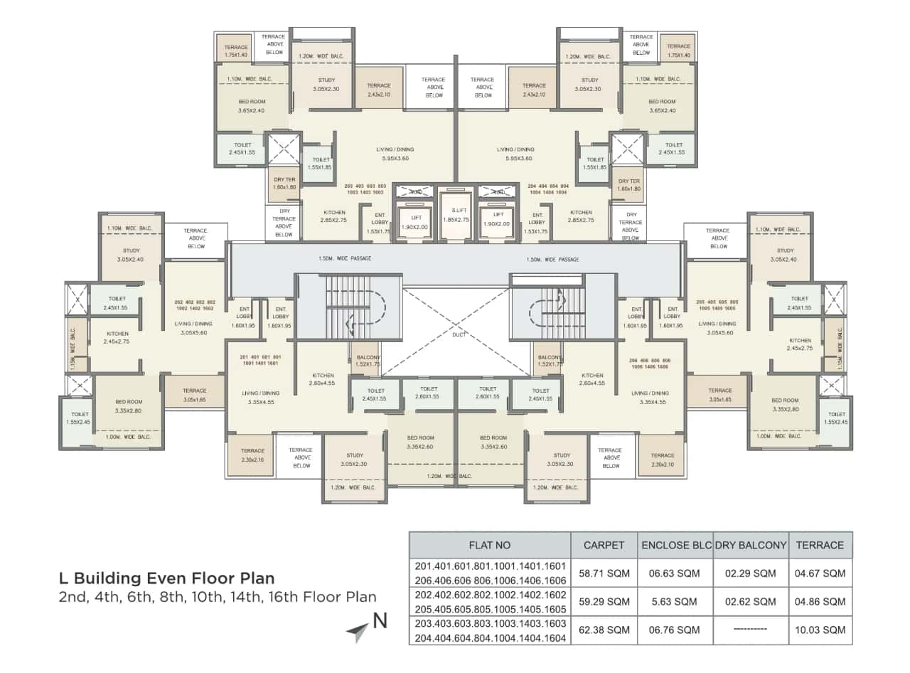 Kolte Patil Three Jewels Moon Stone Floor plan 3